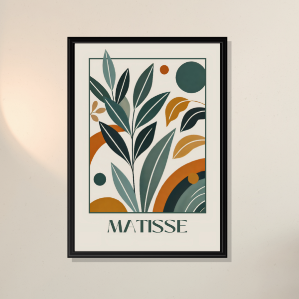 Leaf Abstract Wall Art - Image 2