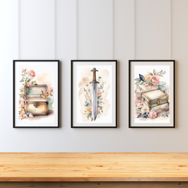 Vintage Floral Wall Art - Image 3
