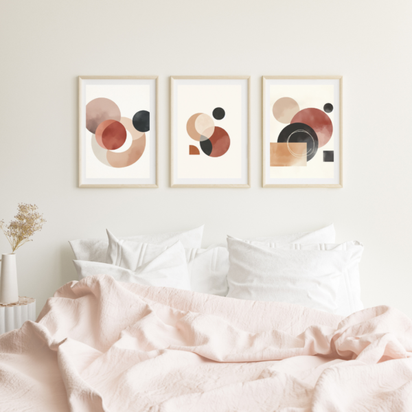 Abstract Shapes Wall Art - Image 2