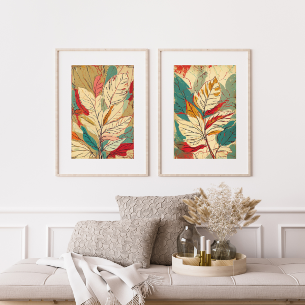 Abstract Botanic Wall Art - Image 3