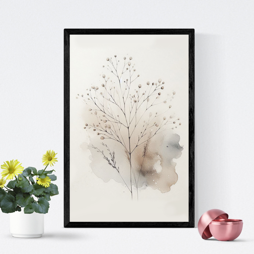 Abstract Floral Wall Art - Image 3