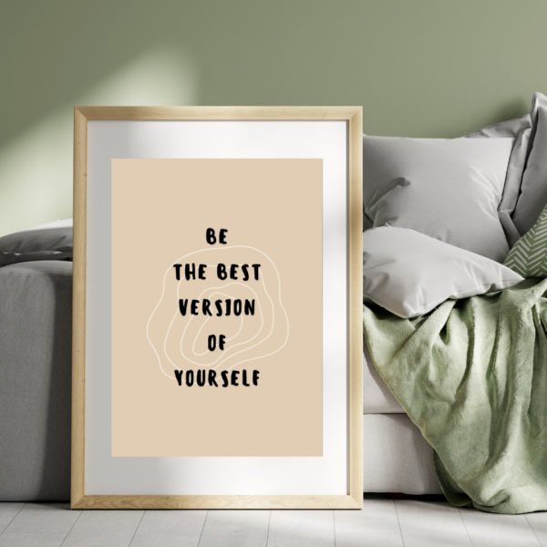 Motivational Quote Wall Art - Image 2