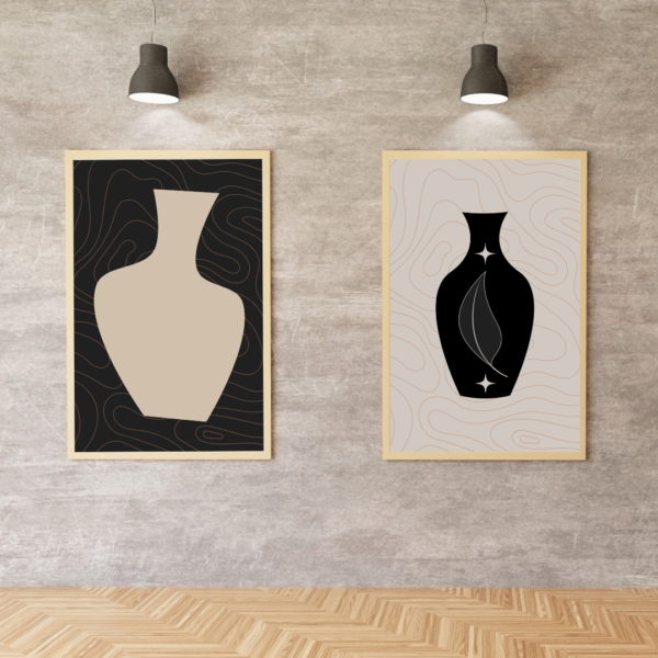 14 Abstract Boho Wall Art - Image 8
