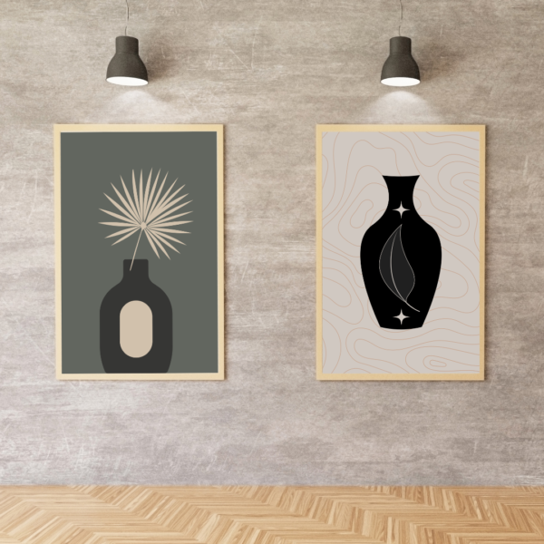 14 Abstract Boho Wall Art - Image 7