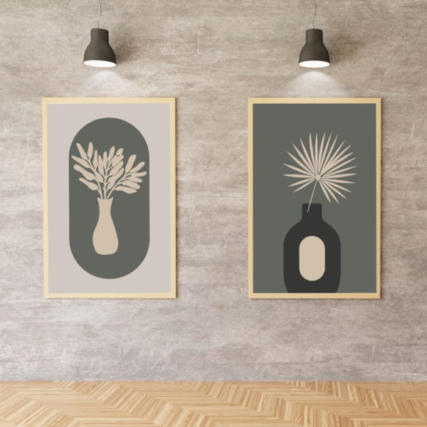 14 Abstract Boho Wall Art - Image 5