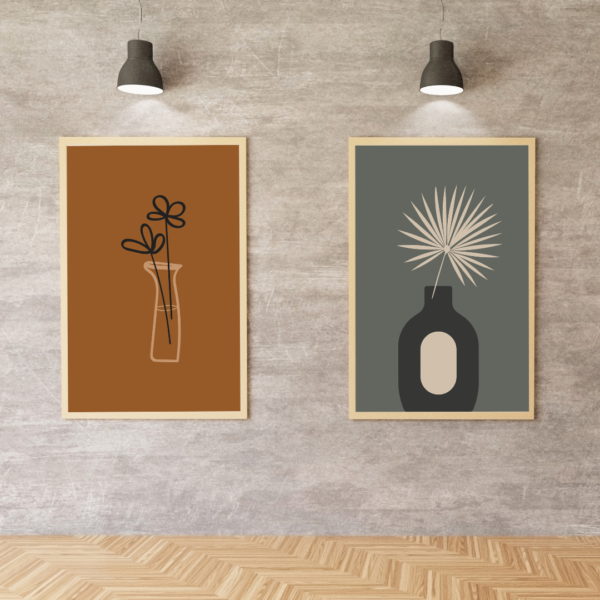 14 Abstract Boho Wall Art - Image 4