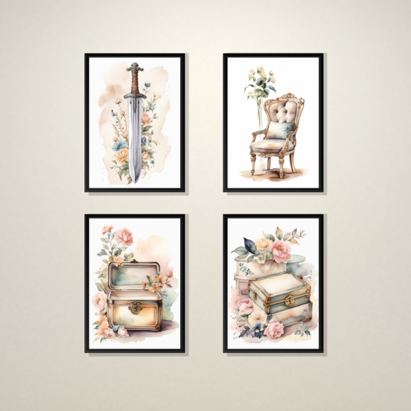 Vintage Floral Wall Art - Image 2
