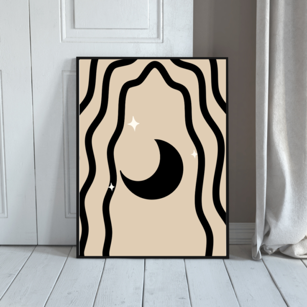 Abstract Boho Wall Art - Image 3