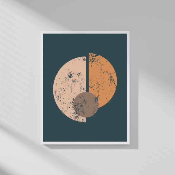 Abstract Vintage Wall Art - Image 3